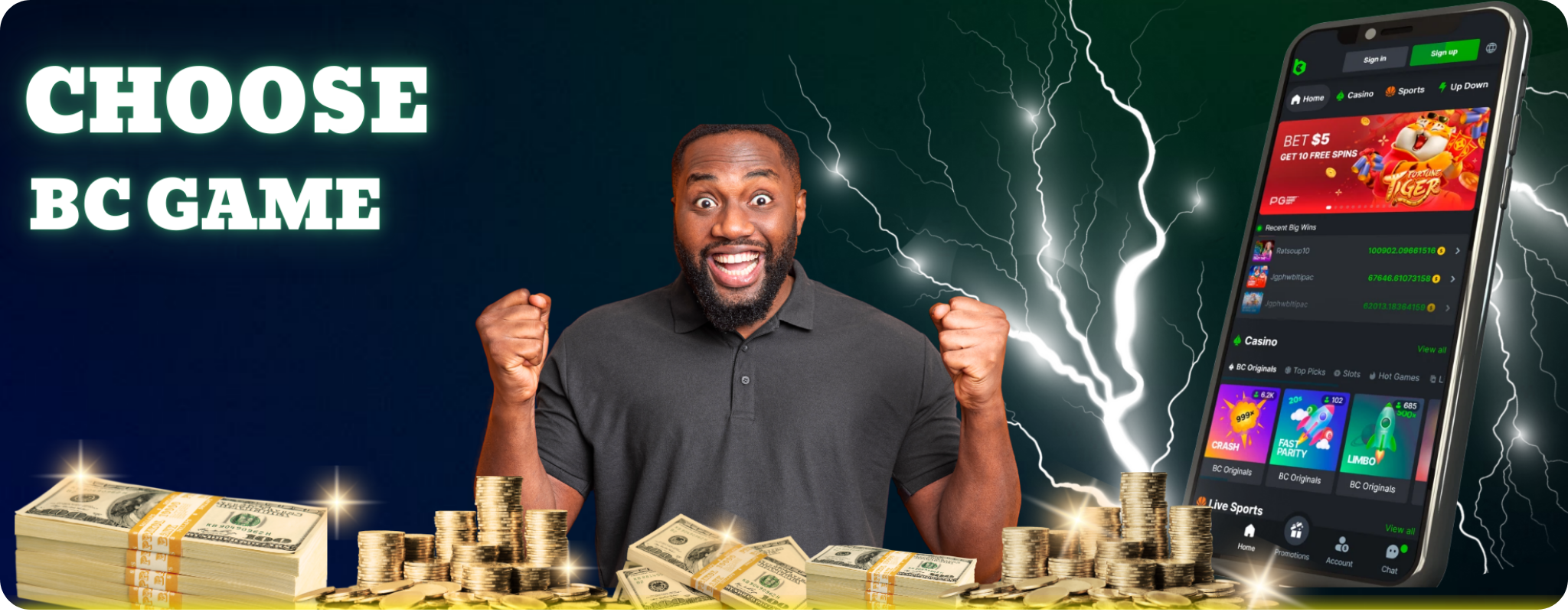 Types of BC.Game Deposit Bonuses