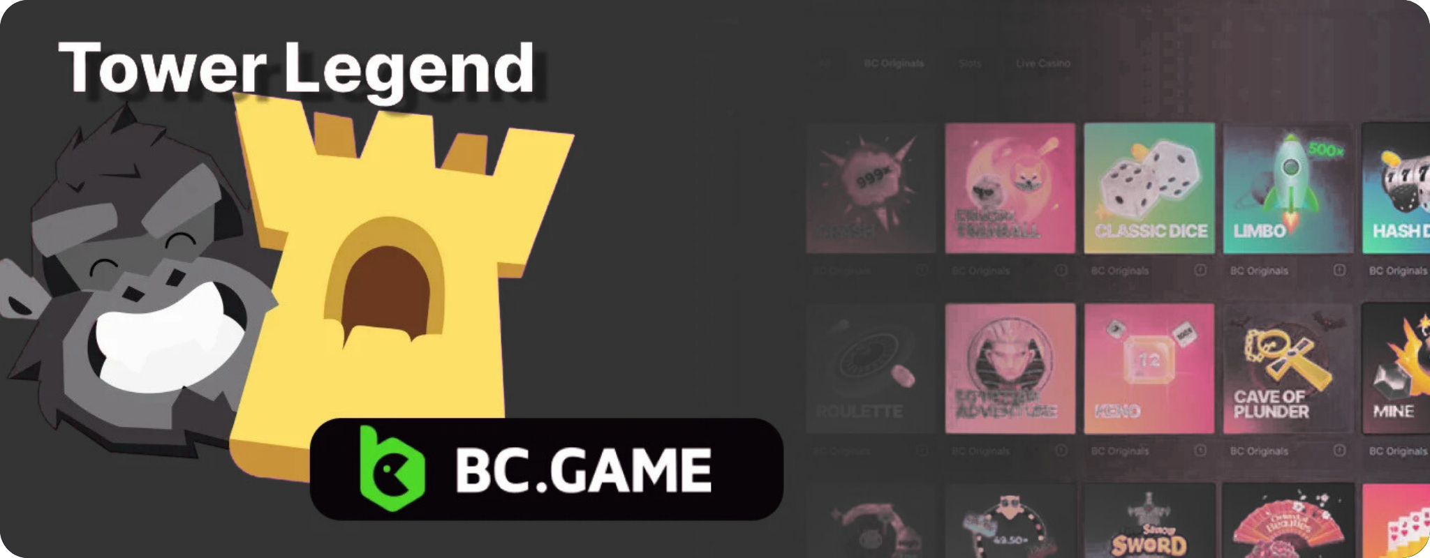 What Is Tower Legend on BC.Game?