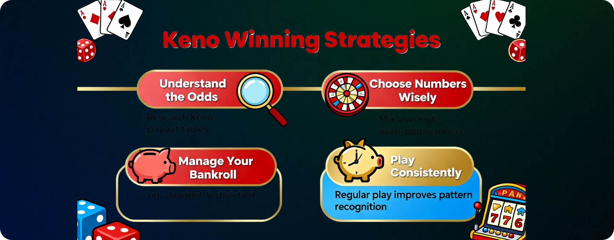 Winning Strategies for Keno